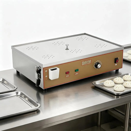 6holes Machine à Brioches, Cuiseur, 30 à 110 °C, vapeur, professionnel, fonction chauffante, pour Cuisine