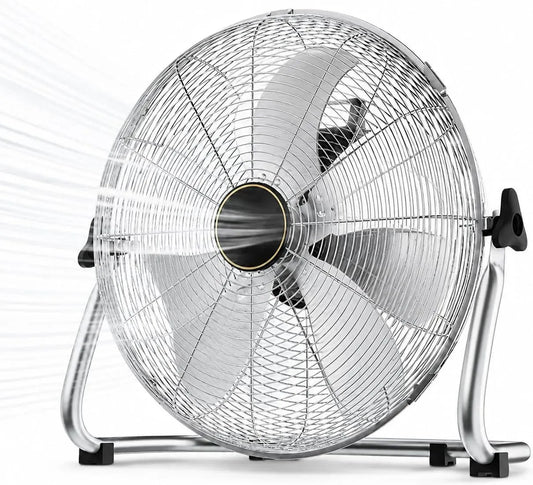 Ventilateur, industriel, professionnel, silencieux, métal robuste de 4000 CFM, inclinaison réglable à 130°