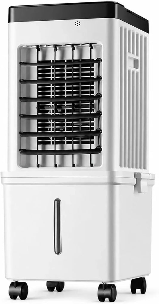 Climatiseur, 15 L, portable, minuteur, 3 vitesses, grand réservoir, amovible